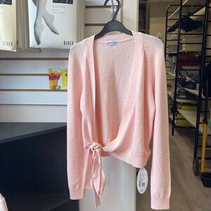 Sansha Pink Ballet Wrap Sweater